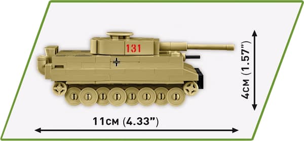 Cobi Tiger I 131 1:72 3095 multifärg