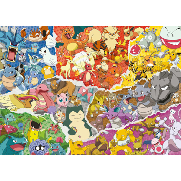 Ravensburger Pokemon Adventure Pussel 1000 bitar multifärg