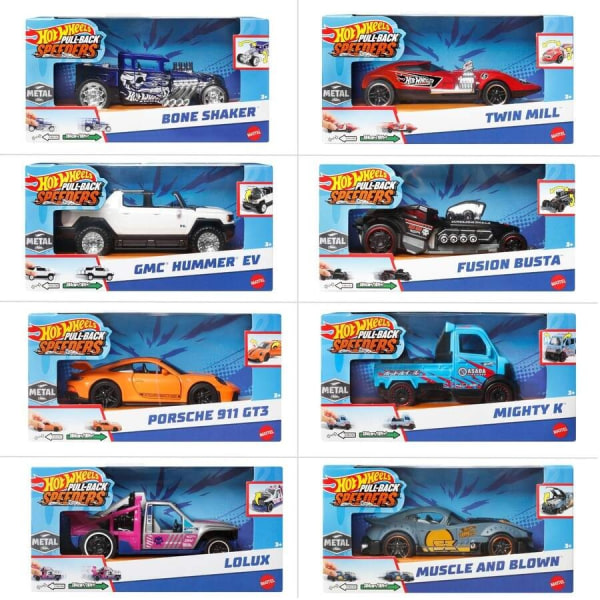 Hot Wheels Pull-Back Speeders 1:43 Lolux Lolux