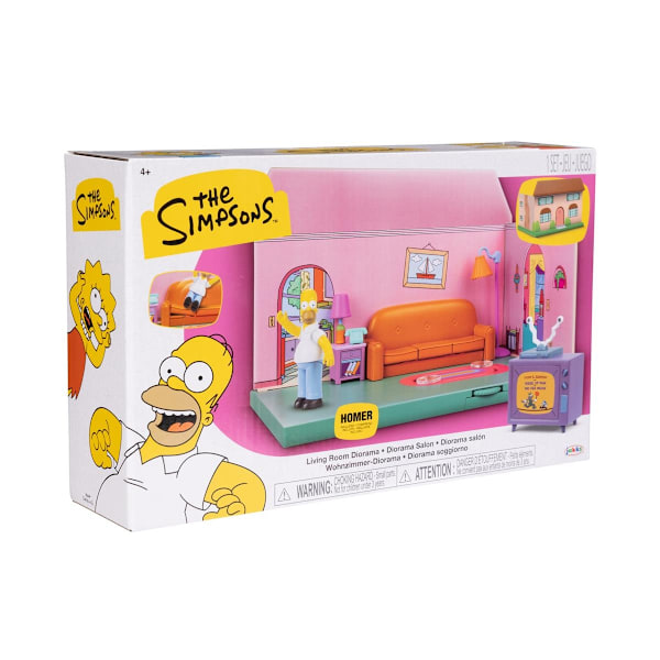 The Simpsons Living Room Diorama Lekset multifärg