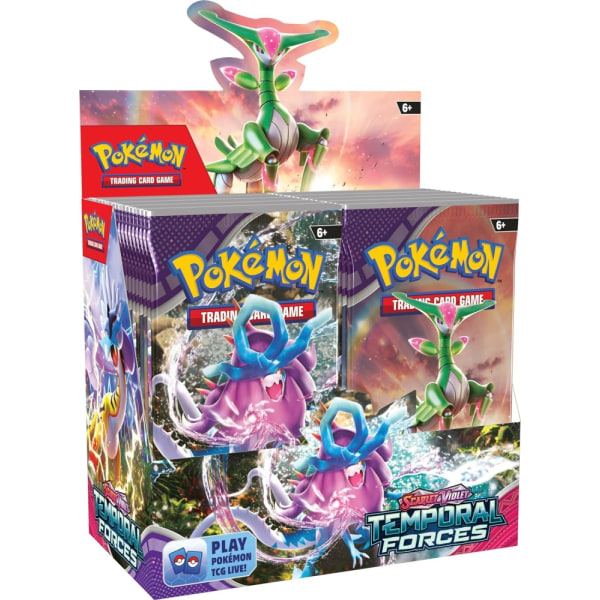 Pokemon Temporal Forces Booster Box 6-pack multifärg