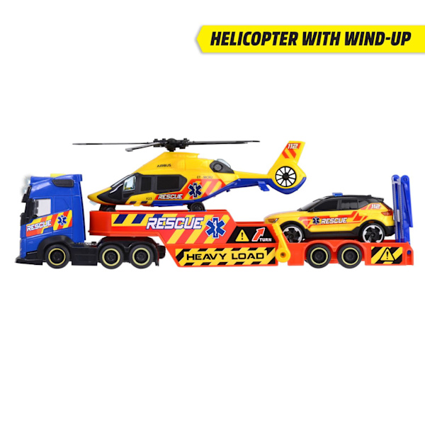 Rescue Transporter Lastbil, helikopter och bil multifärg