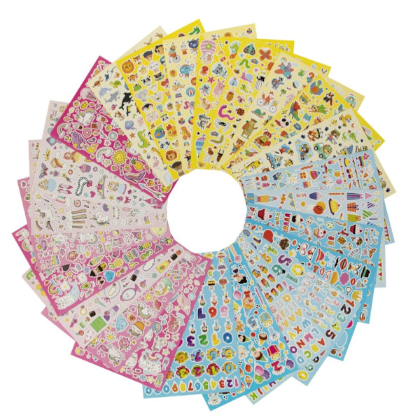 Sticker Book Fantasy multifärg