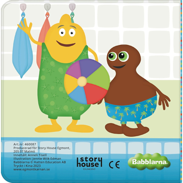 Bada med Babblarna Badbok multifärg
