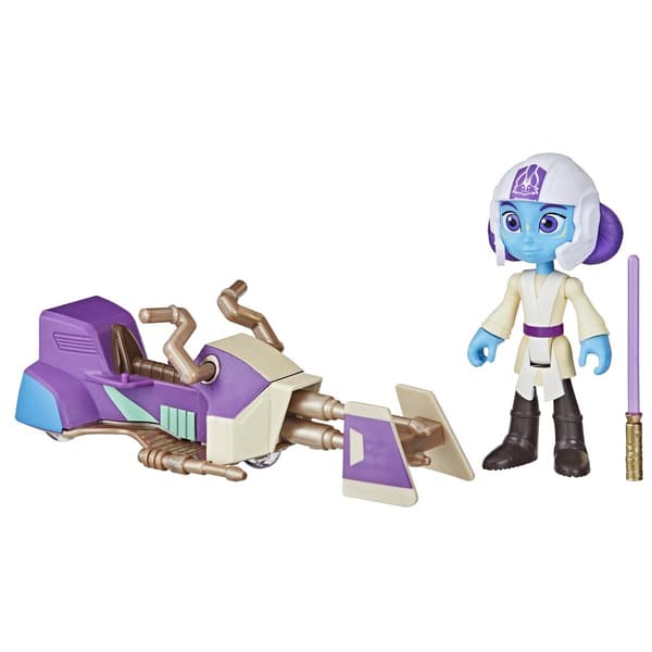 Star Wars Young Jedi Figur och Fordon Lys Solay multifärg