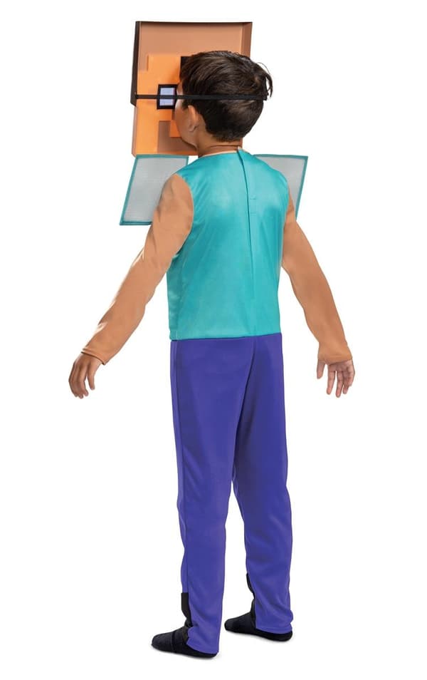 Minecraft Utklädning Steve M 7-8 år MultiColor M (7-8år)