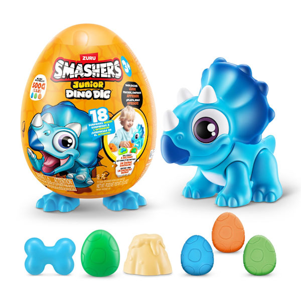 Zuru Smashers Junior Dino Dig Egg Small multifärg