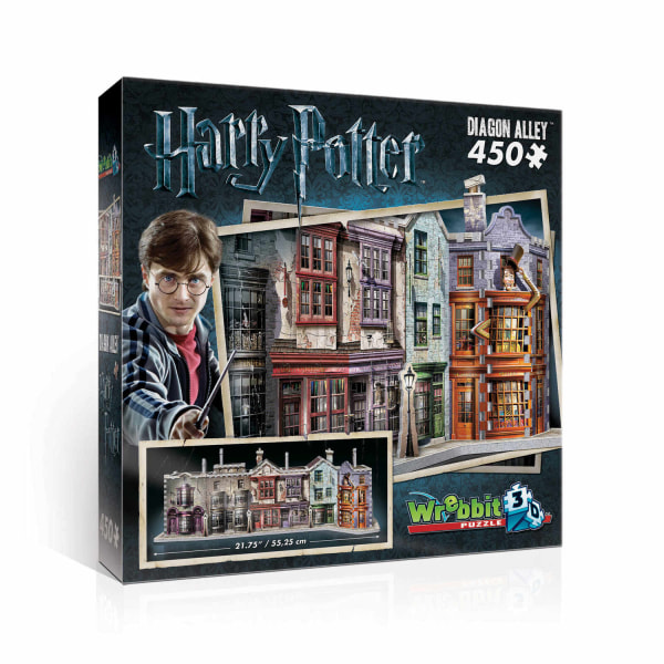 Harry Potter 3D Pussel Diagon Alley 450 bitar multifärg