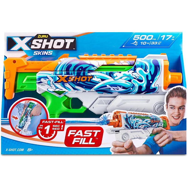 X-Shot Hyperload Waves Vattenblaster multifärg
