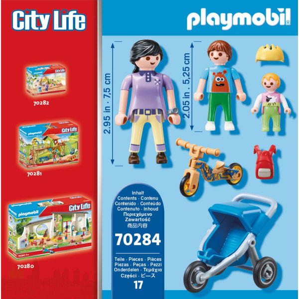 Playmobil® City Life Mamma med barn 70284