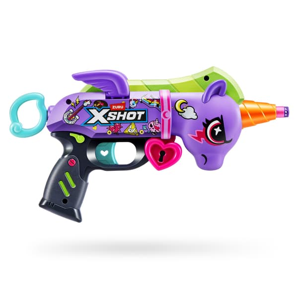 X-Shot Blastercorn Unicorn Blaster Purple