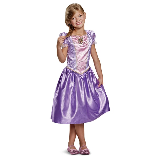 Disney Princess Rapunzel Klänning M 7-8 år MultiColor M 7-8 år