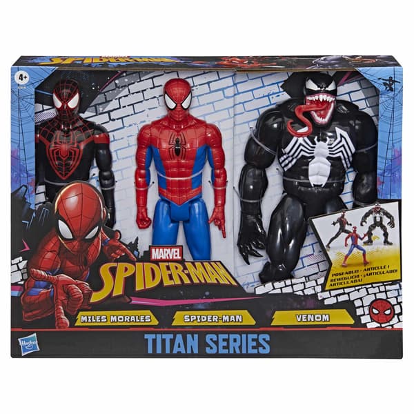 Marvel Spiderman Titan Series 3-pack multifärg