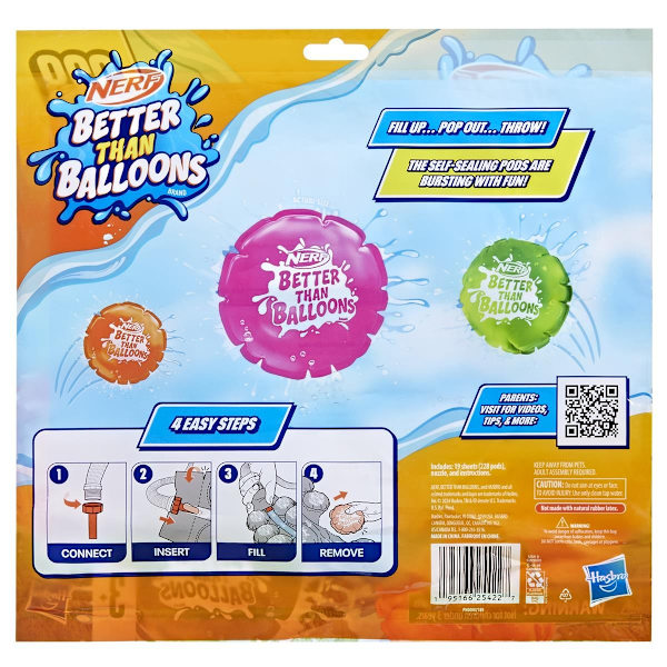 Nerf Better than Balloons 228-pack multifärg