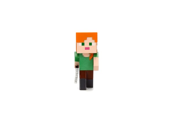 Minecraft Metallfigur 1-pack 2,5" W4 Alex with Axe