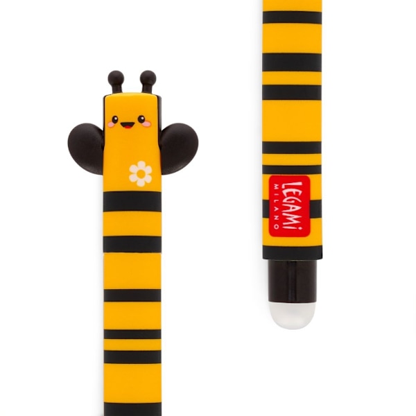 Gelpenna med utsuddbart bläck Bee Different Svart