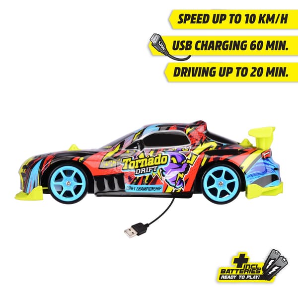 Dickie Toys Tornado Drift Radiostyrd bil multifärg