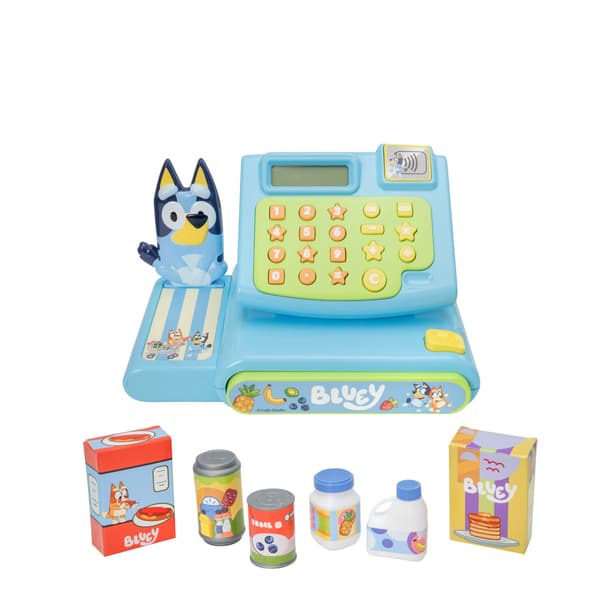 Bluey Kassaapparat med tillbehör MultiColor