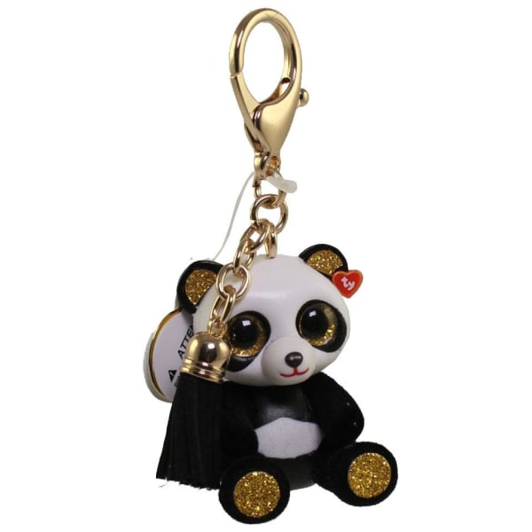 TY Mini Boos Nyckelring Chi Panda multifärg