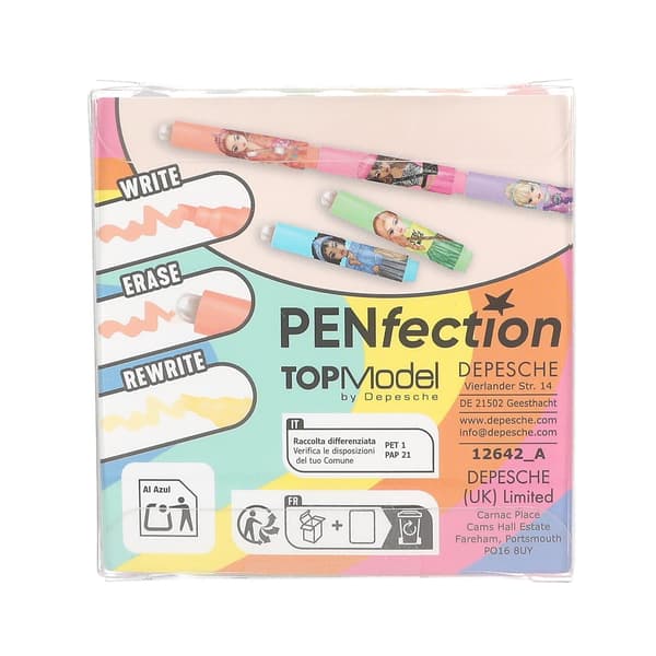 TOPModel Suddbara Mini Highlighterpennor 6-pack