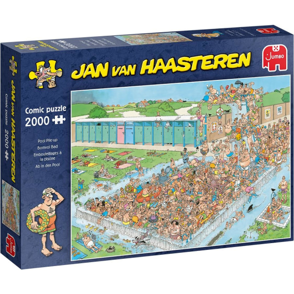 Jan Van Haasteren Pool Pile-up Pussel 2000 bitar 20040 multifärg