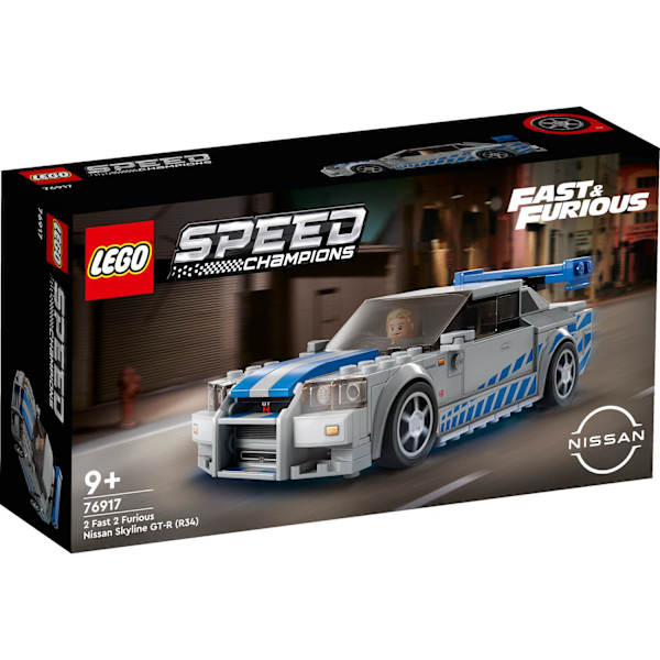LEGO® Speed Champions 2 Fast 2 Furious Nissan Skyline GT-R (R34) 76917