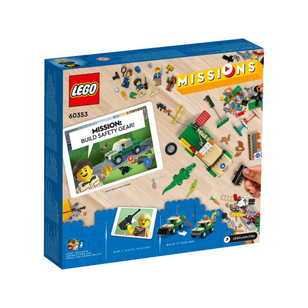 LEGO® City Räddningsuppdrag med vilda djur 60353 multifärg