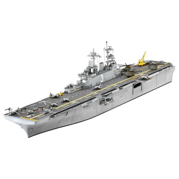 Revell US Navy Assault Carrier Wasp Class 1:700 Modellbyggsats multifärg