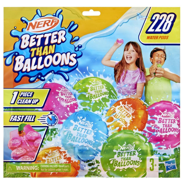 Nerf Better than Balloons 228-pack multifärg