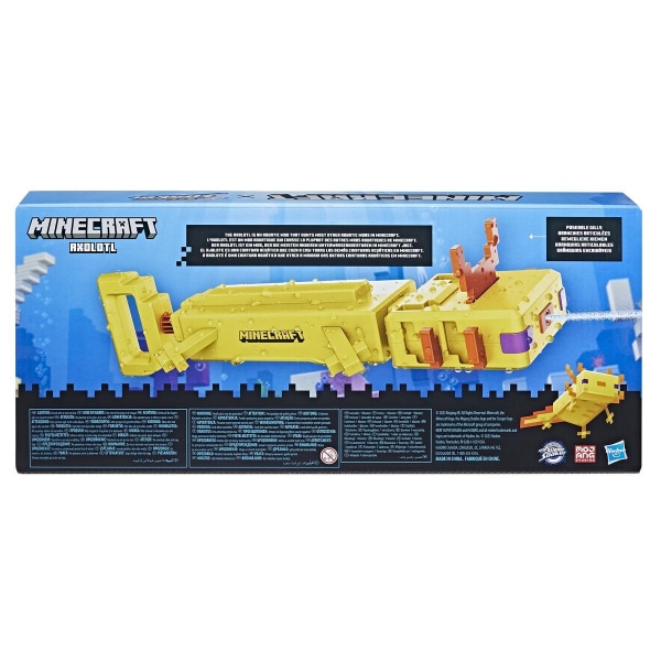 NERF Super Soaker Minecraft Axolotl multifärg