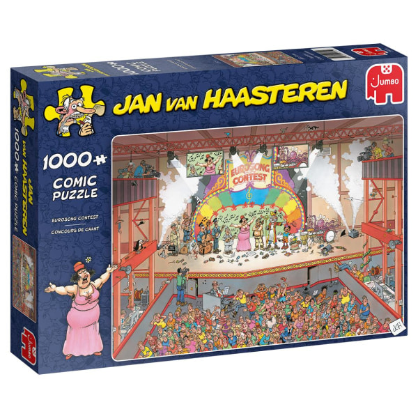 Jan Van Haasteren Eurosong Contest Pussel 1000 bitar 20025 multifärg