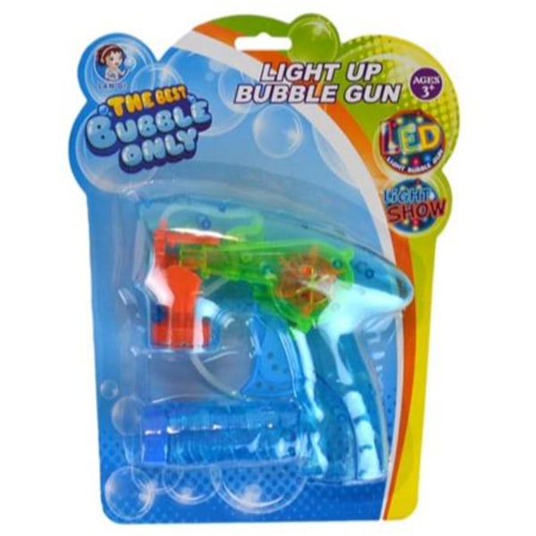 Såpbubbelpistol med LED Blå