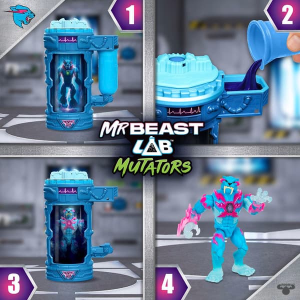 Mr Beast Lab Mutators Mutation Chamber Lightning Panther multifärg