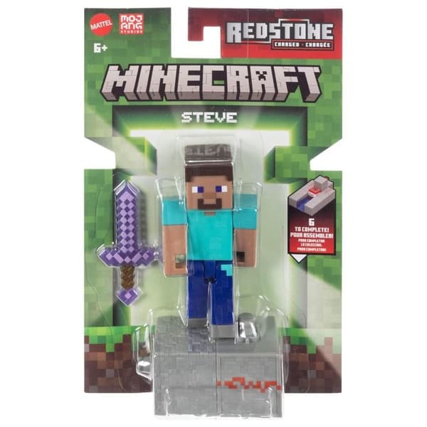 Minecraft Redstone Figur Steve multifärg