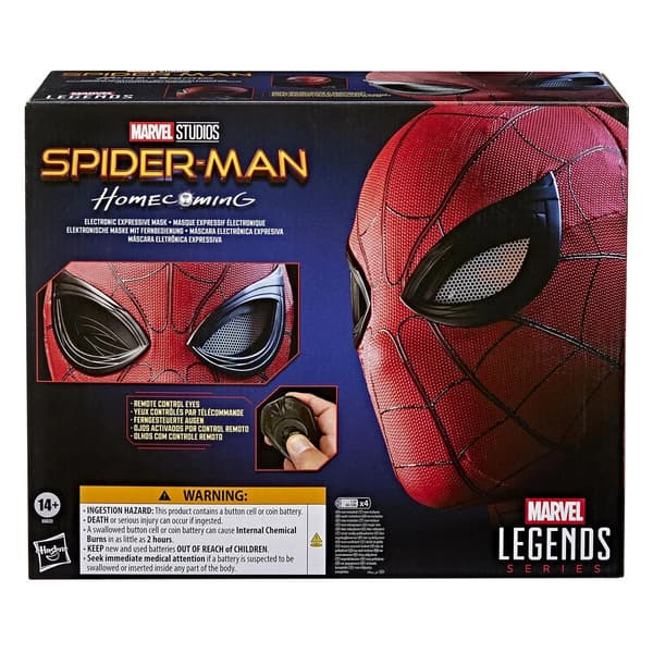 Marvel Legends Series Spiderman Electronic Mask Role Play multifärg