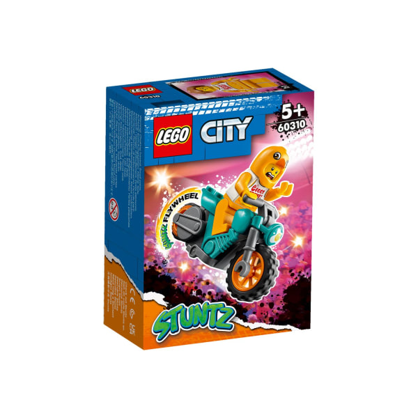 LEGO® City Stuntz Stuntcykel med kyckling 60310 multifärg