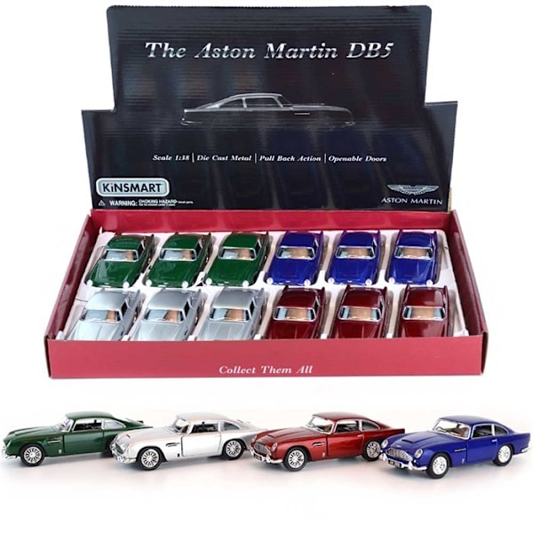 Aston Martin DB5 Bil med pullback Blå Blå