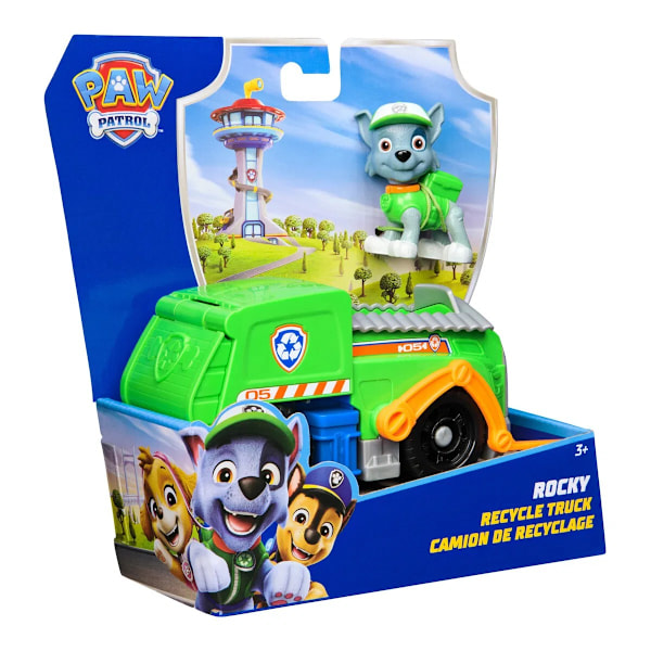 Paw Patrol Fordon med figur 2.0 Rocky multifärg
