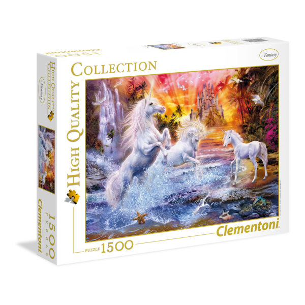 Clementoni Wild Unicorns Pussel 1500 bitar 31805 multifärg
