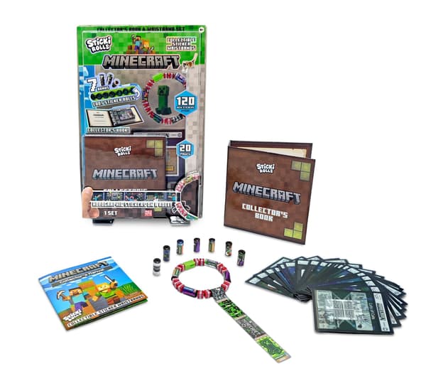 Sticki Rolls Minecraft Sticki Book multifärg