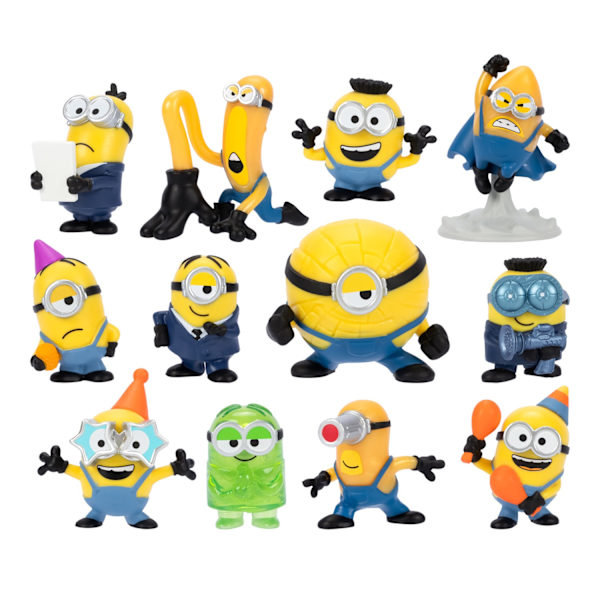 Dumma mej 4 Mini Minions Mystery Figure multifärg