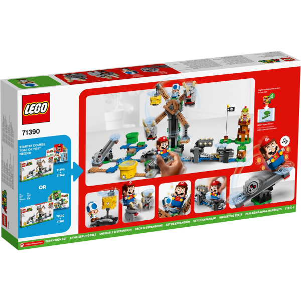 LEGO® Super Mario Reznors anfall - Expansionsset 71390 multifärg