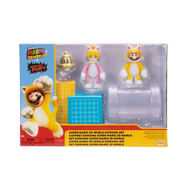 Super Mario 3D World Diorama Lekset multifärg