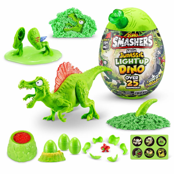 Zuru Smashers Mega Jurassic Light Up Dino multifärg