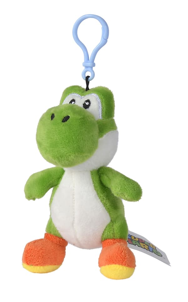 Super Mario Mjukdjur Nyckelring Yoshi multifärg