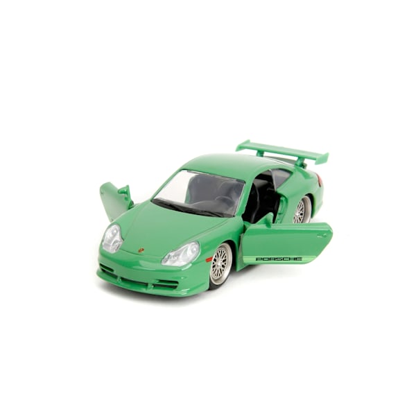 Pink Slips Bil Metall 1:32 Porsche 911 GTR (996) multifärg