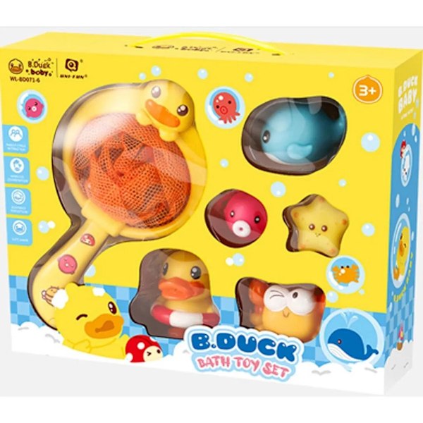 B. Duck Set med badleksaker multifärg
