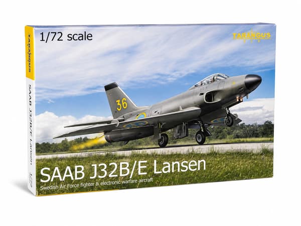 Tarangus SAAB J32B/E Lansen 1/72 multifärg