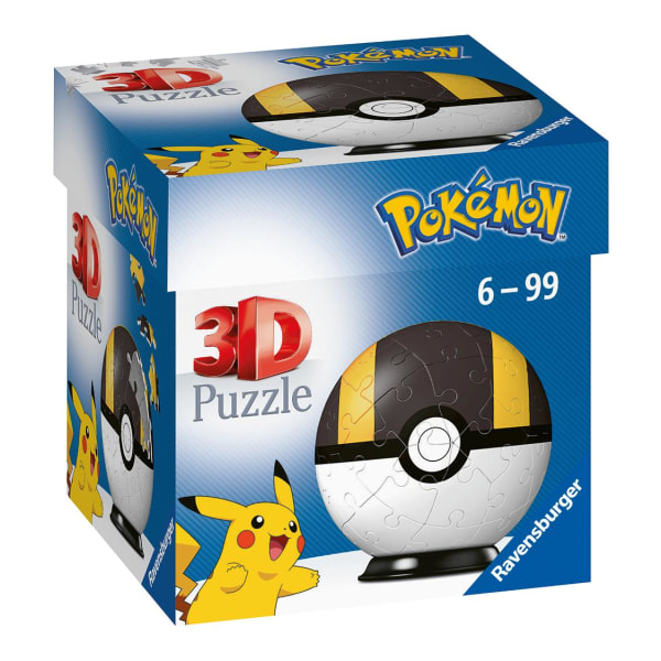 Pokémon Pusselboll Pokeball 55 bitar multifärg