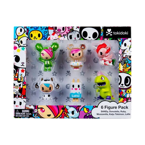 Tokidoki Figurer 6-pack multifärg